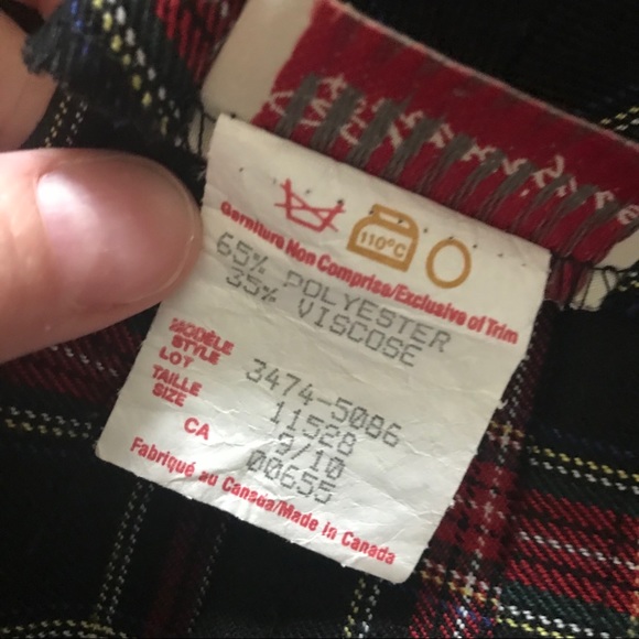 Perfect punk red plaid school kinderwhore skirt - Picture 10 of 14